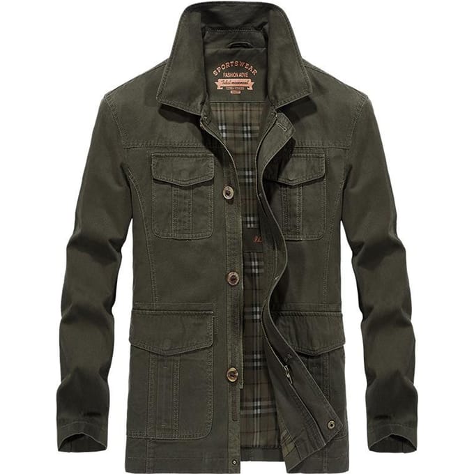 Heren Nieuwe Lente- en Herfstjas Heren Medium en Lang Jeugd Dunne Tooling Jas M black