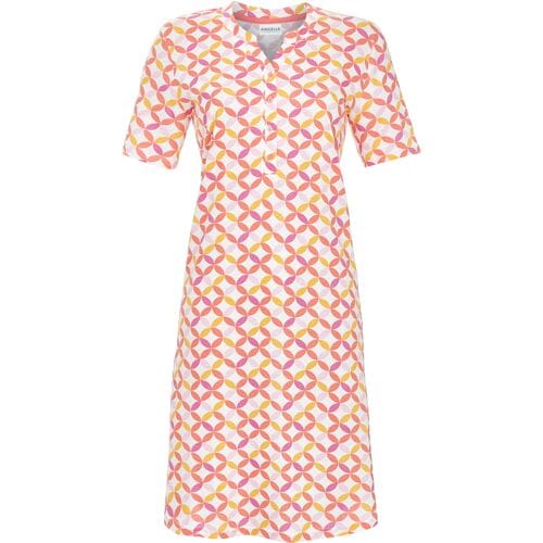 Ringella nachthemd grafisch roze - Roze - Maat - 38