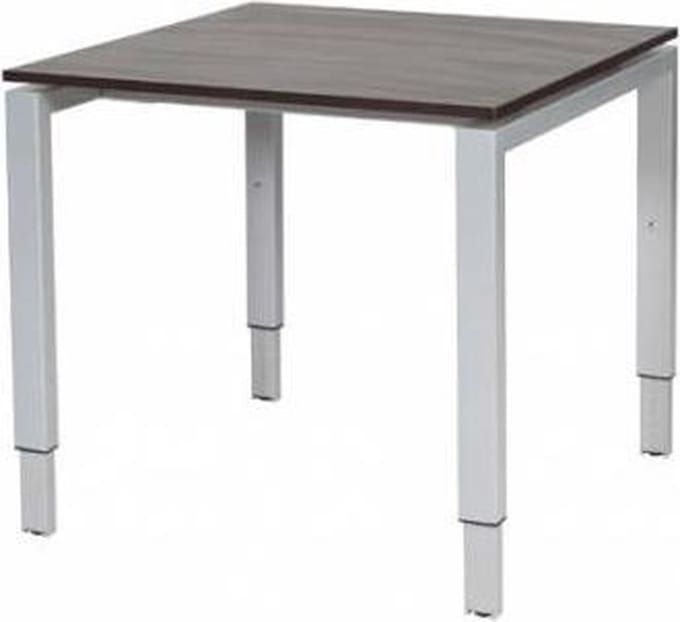 Verstelbaar Bureau - Domino 80x80 logan - alu frame