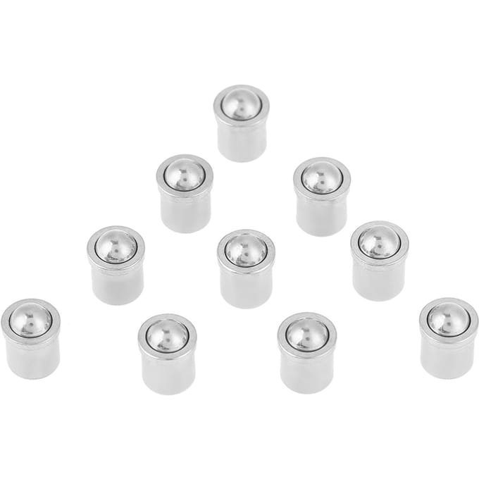 10 stuks 304 Roestvrij Staal Push Fit Kogelveer Plunjer 5mm*6mm Lichaam