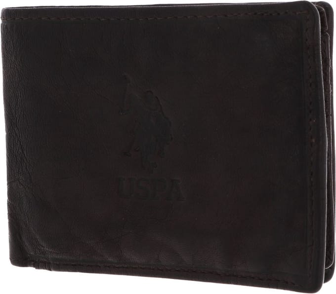 U.S. POLO ASSN. Kaarthoes Ulysses Wallet mit Flap Brown Bruine