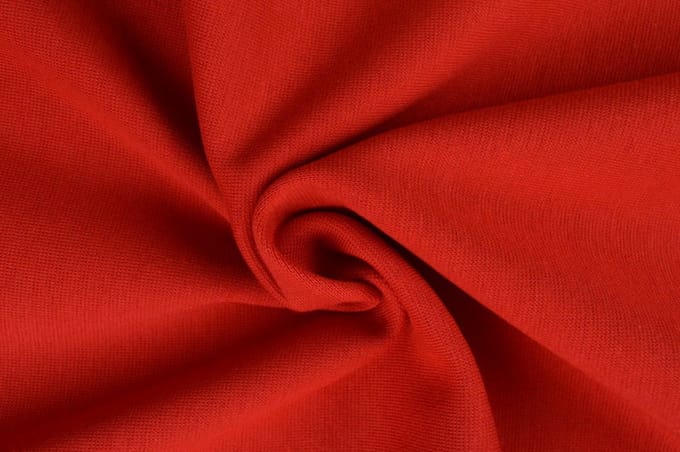 Boordstof Effen - Rood - 1 meter - Per meter