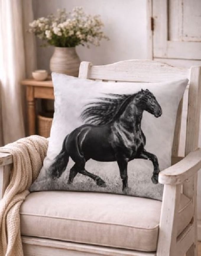 Equine Elegance Collection Kussenhoes - 45x45 cm
