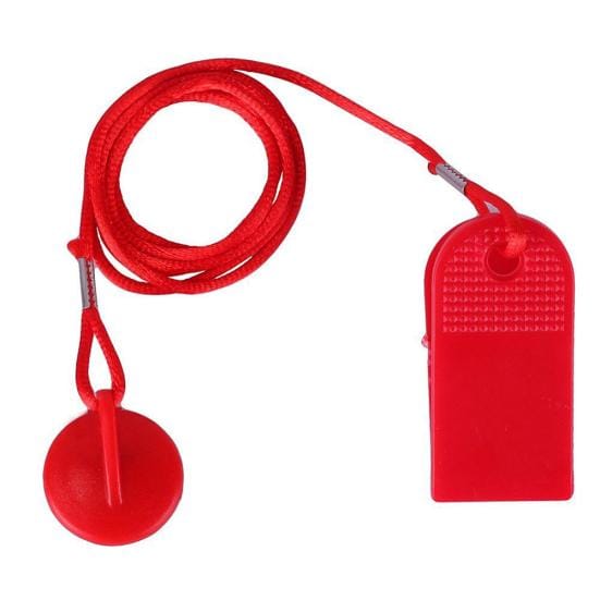 Universele Fitness Hardloopmachine Loopband Magnetische Beveiligingsschakelaar Slot Sleutel red