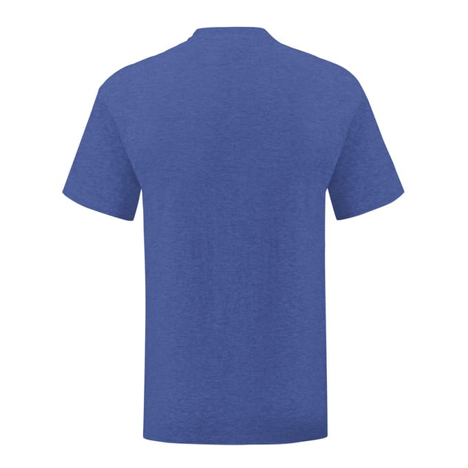 Fruit of the Loom Heren Iconic 150 Heather T-Shirt (Heide Royal)