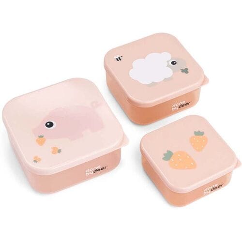 Done By Deer Tiny Farm Snack Box - 3 Stuks - Powder