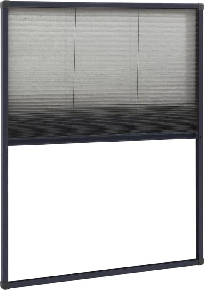 Plissé Vliegenhor voor Dakramen - Insectenhor met Aluminium Frame 60x80 cm