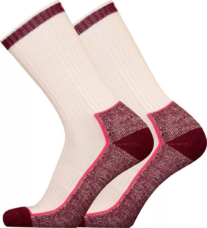 UphillSport - 2-Pack - Wandelsokken Merino - Vierlaagse Duratech - Heren / Dames - off white - 43-46 - 9277