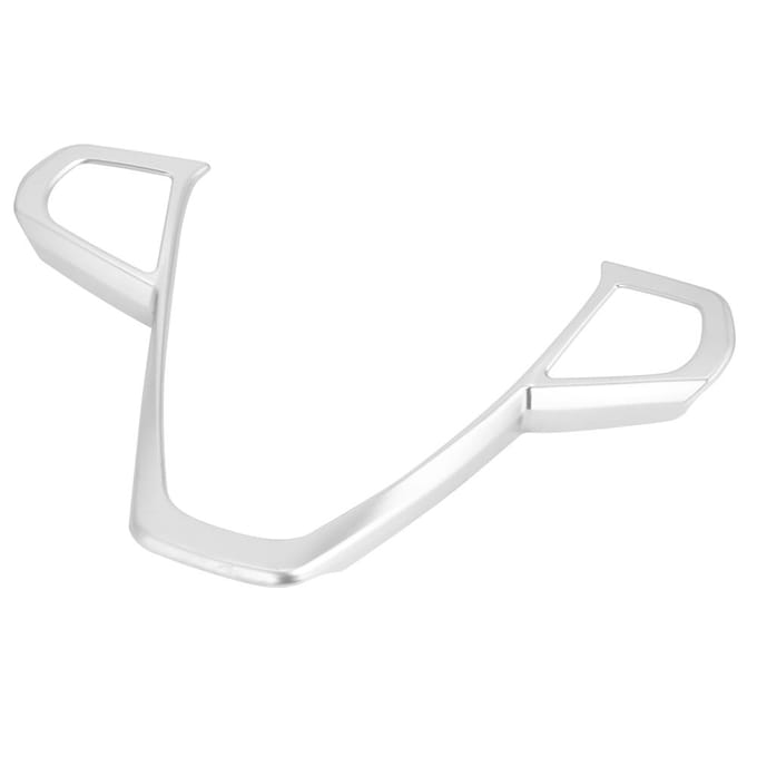 Auto Stuurwiel Knop Frame Cover Chrome Sierlijst Past voor 3 5 7 Serie X3 X5 X7 G05 G07 G11 2020 white