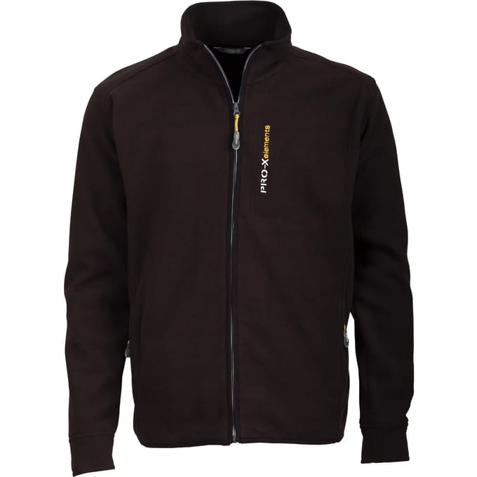 Pro-x Elements Outdoorvest Ohio Heren Fleece Zwart Maat S
