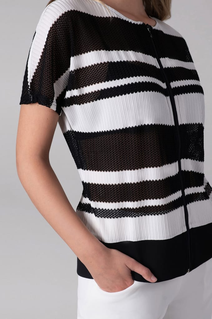 Anne Fontaine Jameta Black/white Maat: 36 | Mini Jurken Outlet | Dames | Wit