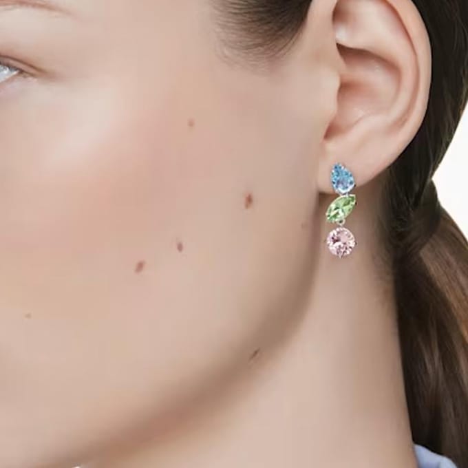 Boucles d'oreilles pendantes Gema Swarovski 5692406 Multicolor|F|Box (Random Color) blue