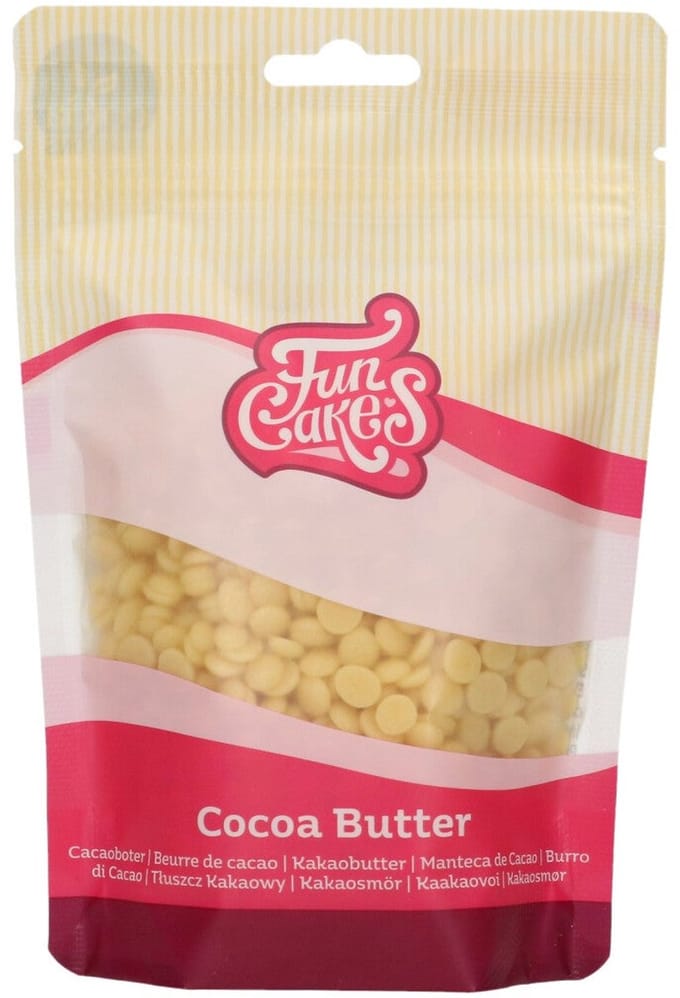 FunCakes Cacaoboter Drops - Voor Smeltsnoep en Smeltchocolade - 200g