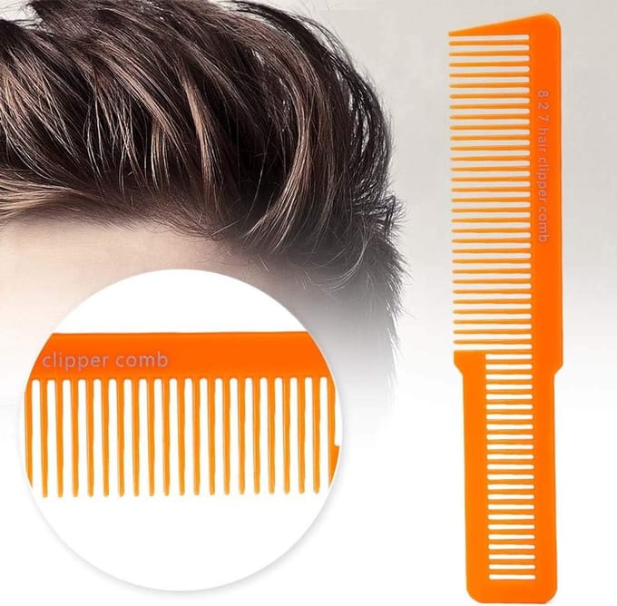 Professionele Haar Kam - Kapper Tondeuse Kam - Haar Knippen Trimmen - Antistatisch Koolstofplastic