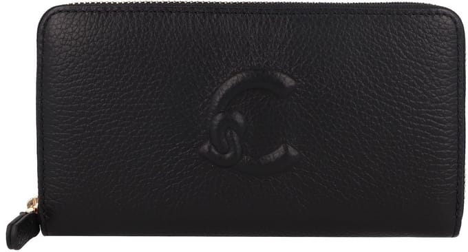 Coccinelle Dulse Portemonnee RFID-bescherming Leer 18 cm - Dames - Horizontaal - noir