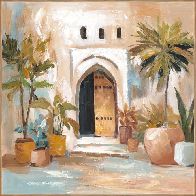 Schilderij 70x70cm Morocco