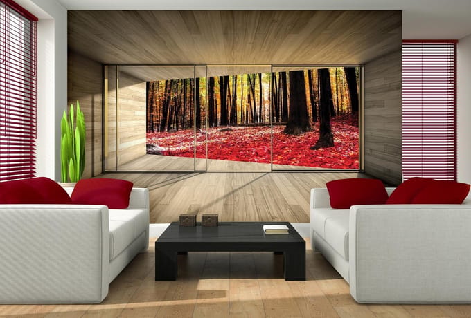 Poster | Rood | 104 x 70,5 cm