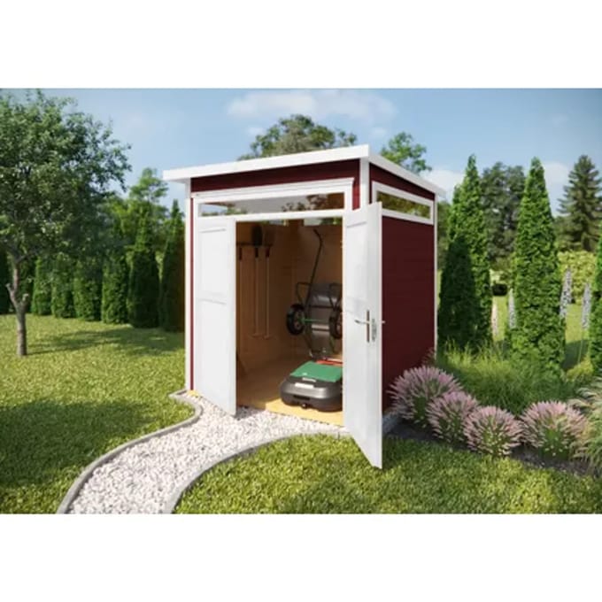 Weka Tuinhuis 265 - Rood - 205x209cm
