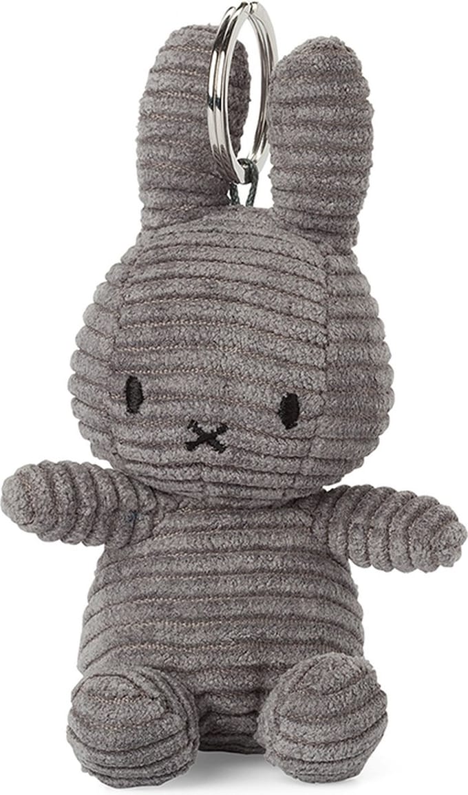 Nijntje Sleutelhanger Corduroy Grey ECO 10 cm