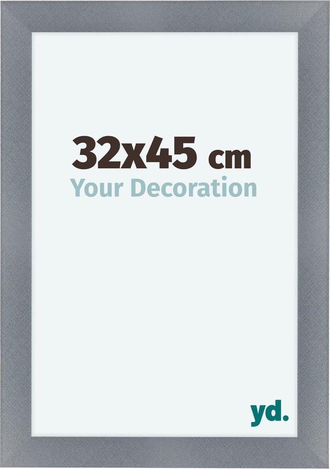 Your Decoration - Fotolijst 32x45 cm - MDF - Aluminium Geborsteld - Como