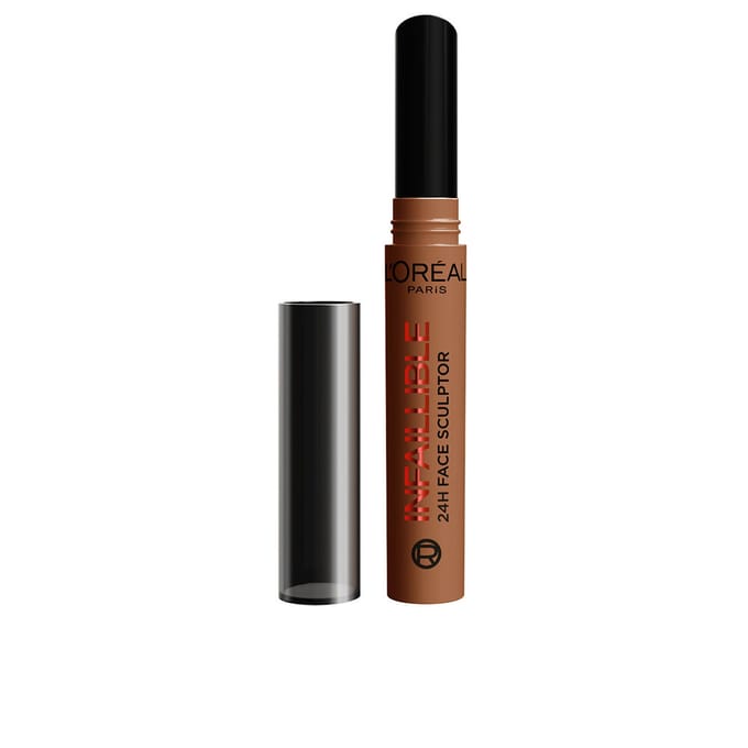 L'Oréal Paris Infallible Face Sculptor, Sculpting Stick Dark, Make Up, Transfer Proof, Ease & Precision, 24H Wear - Medium