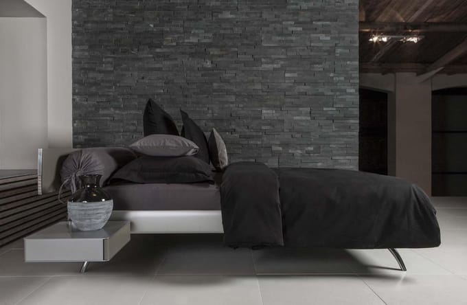 HNL Refined Basic Twill Dekbedovertrek - Litsjumeaux XL - 260x200/220 cm - Zwart