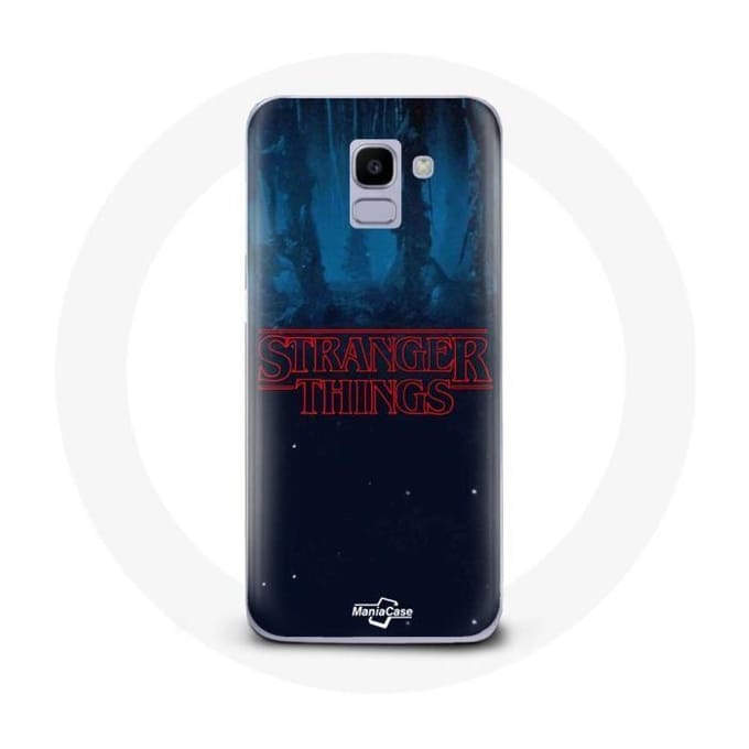 Coque pour Samsung Galaxy A8 2018 Stranger Things logo de la saison 2