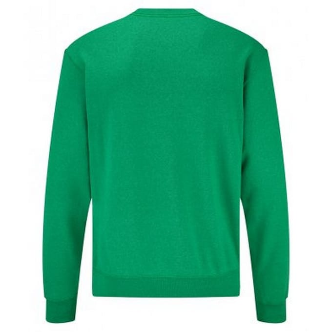 Fruit Of The Loom Heren Klassieke Drop Schouder Sweatshirt (Heather Groen)