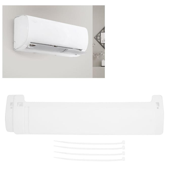 Anti-wind Airconditioning Windscherm Intrekbare Airconditioning Deflector Cover (Wit) wit