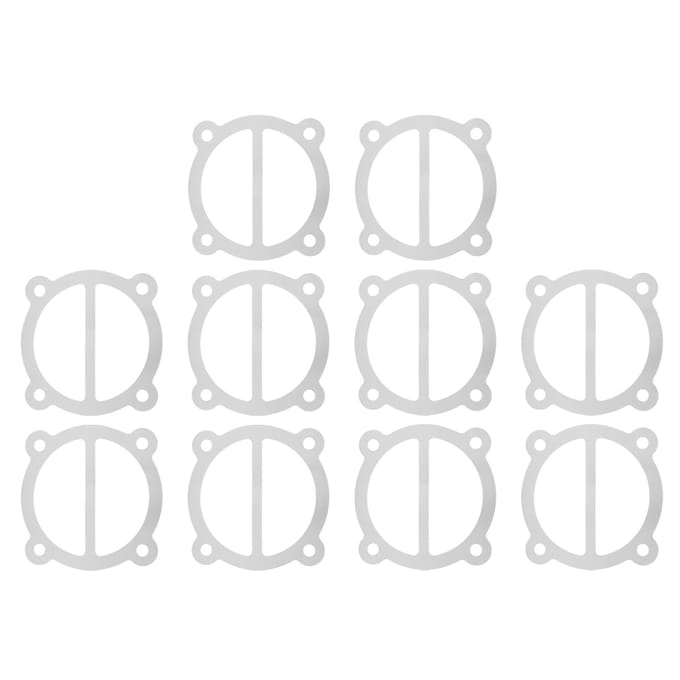 10 stuks Luchtcompressor Aluminium Pakking Afdichtplaat Vervanging voor 65mm Diameter Cilinder
