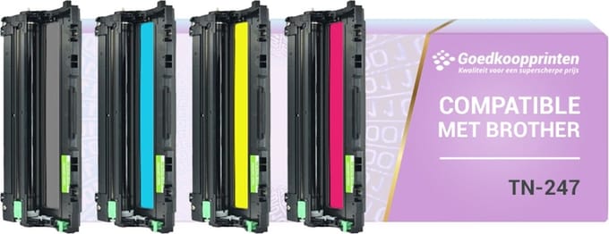 Huismerk Brother TN-247 (TN-243) toner cartridge Multipack