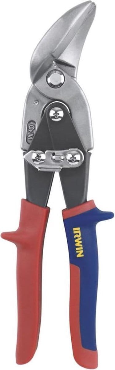 Irwin - Gebogen Linkse Plaatschaar - 225mm - Veilige Snit