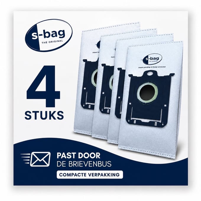Philips/AEG S-bag BRIEVENBUS Stofzuigerzakken - 4 stuks