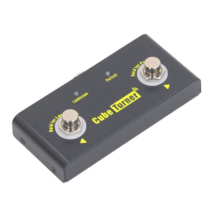 Draadloos Bladomslaaipedaal 10m Bereik Bluetooth Oplaadbaar Tablet Muziekblad Bladomslaaier voor Optreden gray
