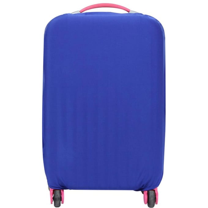 Reisbagagehoes Elastische kofferhoes Stofkap S blauw