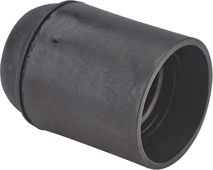 E27 Fitting met Bewegingsmelder Zwart 10mm