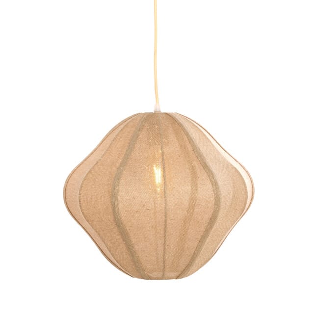 Light & Living Hanglamp Sukau Jute, 50cm - Bruin