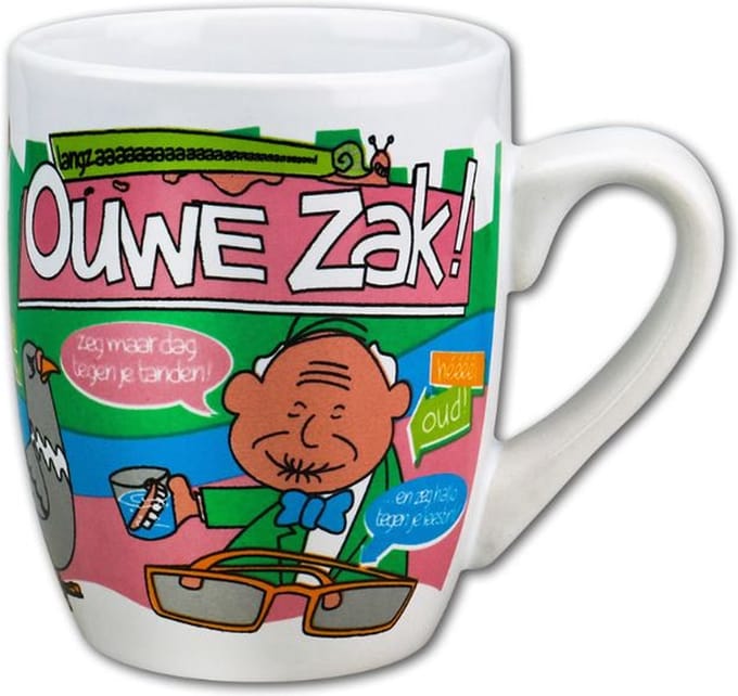 Cartoonmok Ouwe Zak