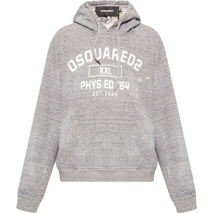 Dsquared2 Phys Ed Design Grijze Marl Hoodie