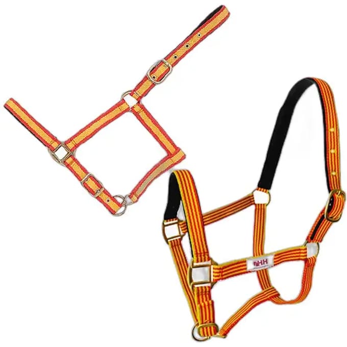 Nylon Halster voor Paard zonder Karabijnhaak Hispano Hipica