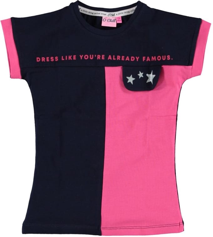 O'Chill-Meisjes t-shirt Gaia-Navy