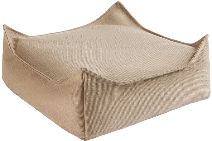Wigiwama Outdoor Square Ottoman / Poef - 60x60x20cm - Dune