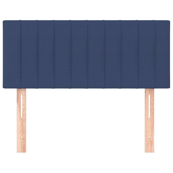 vidaXL - Hoofdbord - 80x5x78/88 - cm - stof - blauw