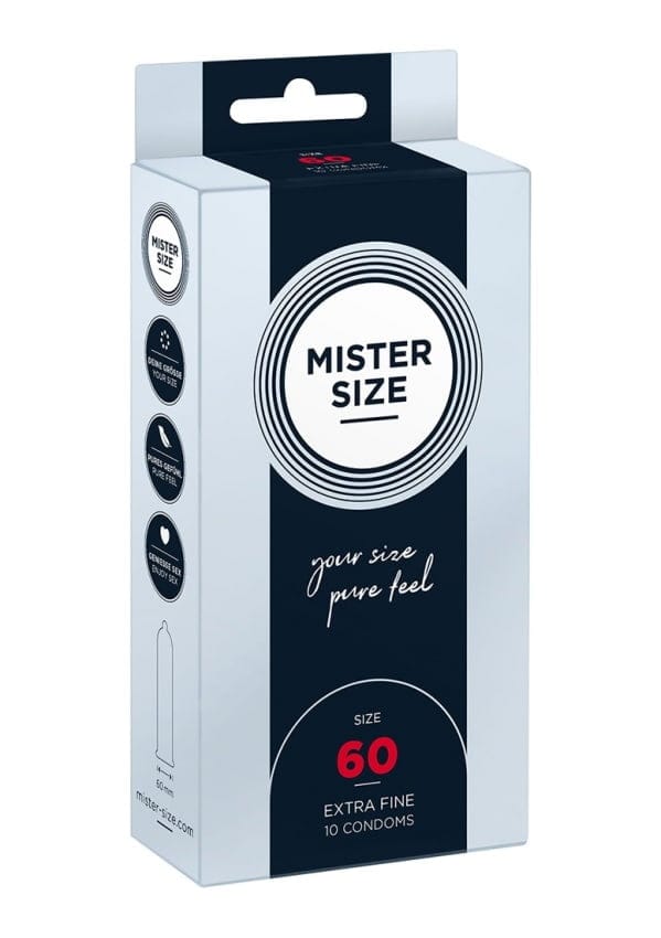 MISTER SIZE 60 Ultra Dunne XL condooms 10 pack (verkrijgbaar in 7 maten)