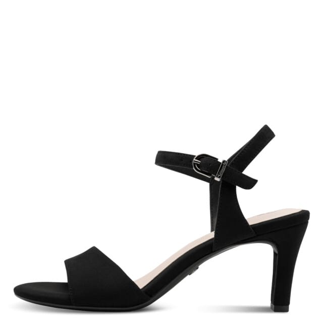 Tamaris dames sandalen met hak zwart - Maat 37