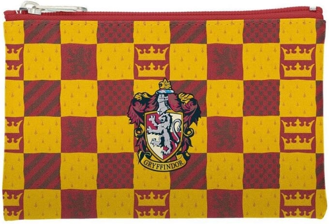 Harry Potter Makeup tas Gryffindor Emblem Rood/Geel