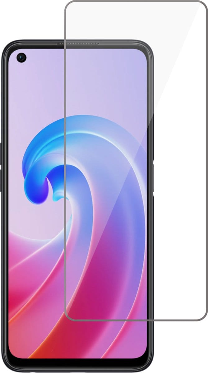Geschikt voor Oppo A96 Screenprotector - Geschikt voor Oppo A96 Beschermglas Screen Protector 9H Glas