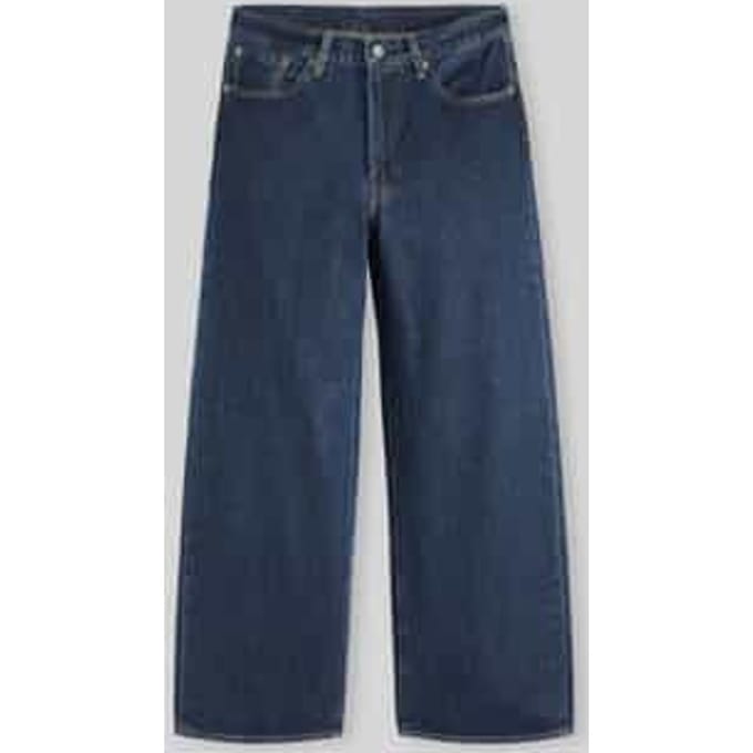 Baggy fit jeans van puur katoen