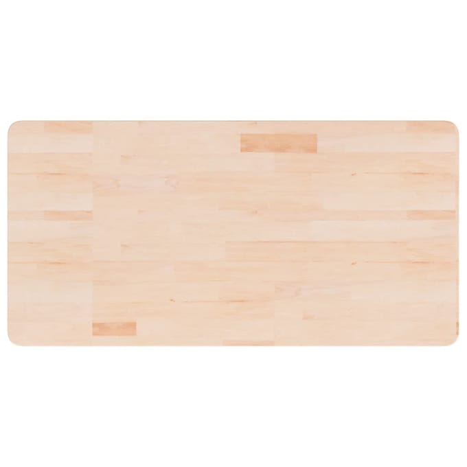 vidaXL - Wastafelblad - 100x50x1,5 - cm - onbehandeld - massief