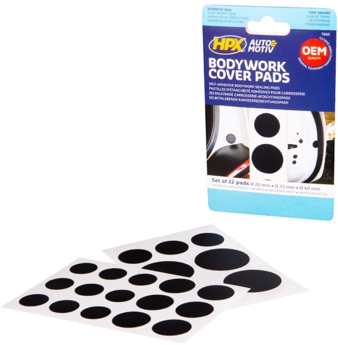 HPX Auto Carrosserie Afdichtingspads - 22 stuks